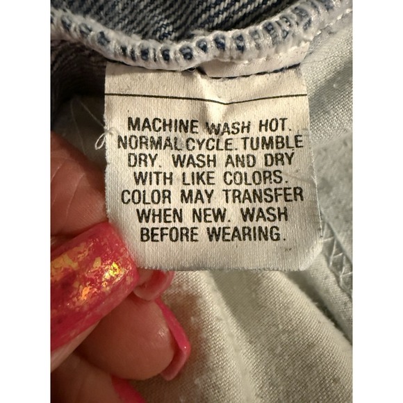 Vintage 80s 34x33 Levi's 501 Orange Tab 29397-005 Dark Wash Denim Jeans USA - Picture 5 of 6